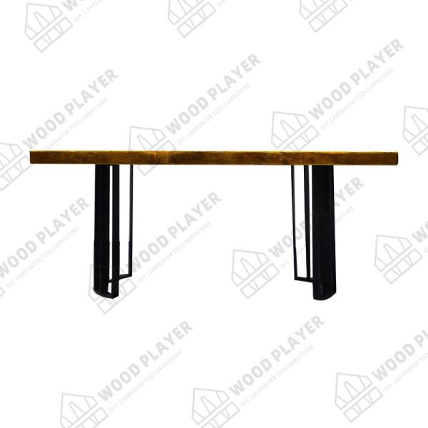 Moon Shape Cast Iron Table Base Metal Bench Legs