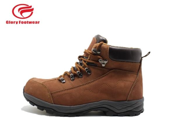 Stylish Steel Toe Leather Safety Shoes For Men , Black Industrial Leather Shoes