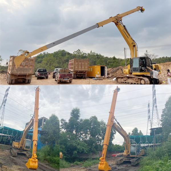 Long Reach Excavator Telescopic Arm Digging House Foundation Pit