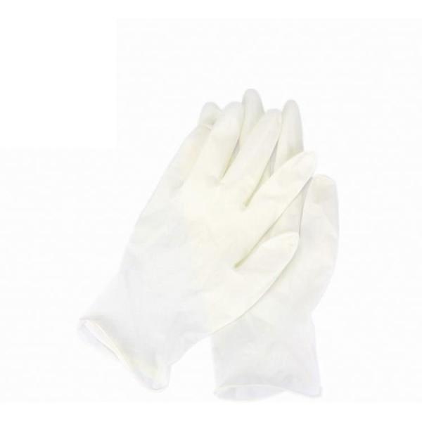 9 Inch Disposable Non Sterile Gloves , Sterile White Medical Examination Gloves