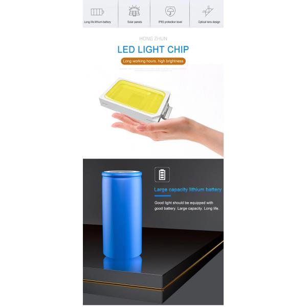 High Lumen 50w Solar Led Street Light SMD Die Cast Aluminum Material