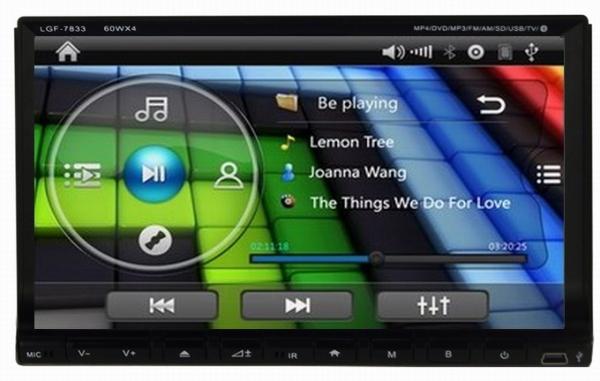 Ouchuangbo car multimedia for Universal car DVD with radio gps TV bluetooth OCB-2621