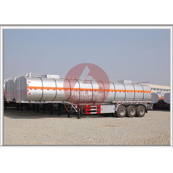 Thermal Insulation Chemical Tank Trailer  Fiber Glass Simple Structure Easy Maintenance