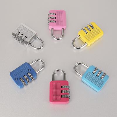 Colorful Resettable Combination Padlock 3 Digit Password Suicase Padlock