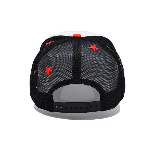 Broderie 3d Logo Trucker Cap, Mesh Snap Back Gorras, chapeau de haute qualité d'OEM de panneau en gros de la coutume 5 de camionneur