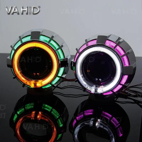2.5 Inch Car Hid Projector Kit 12V Vermelho Branco Azul Verde Amarelo Projector Kit Farol