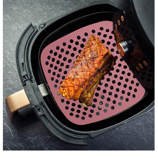 Набор Kitchenware силикона качества еды, теплостойкая циновка силикона Fryer воздуха