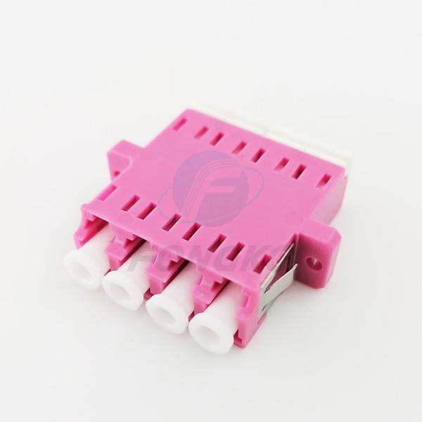 Cabo OM4 multimodo do acoplador de Rose Quad Lc To Lc ao adaptador da fibra ótica
