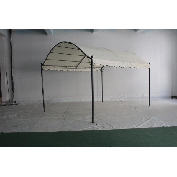 Not Coated Steel Enclosed Modern Waterproof Outdoor BBQ Camping Patio Solar Gazebo