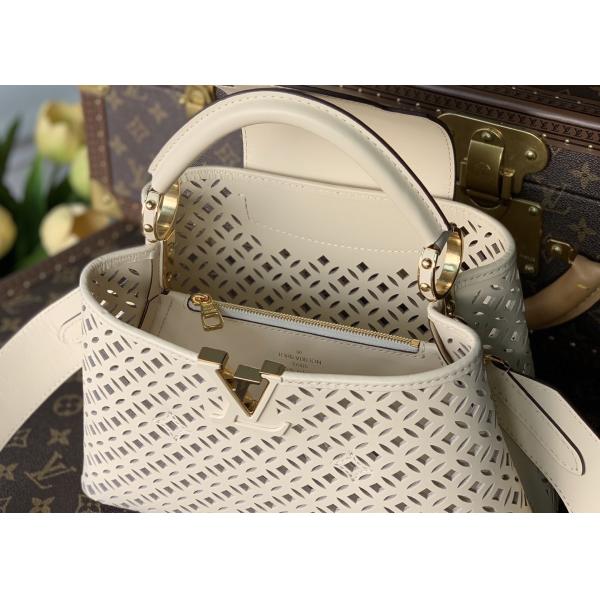 Hollow Out Womens Luxury Handbag , Snakeskin Off White Crossbody Bag