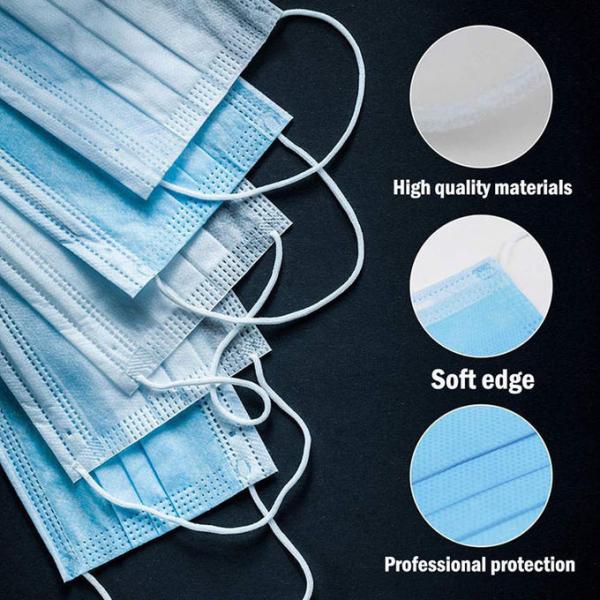 Elastic Ear Loops Personal Care Disposable Surgical Face Mask