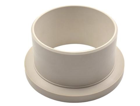 Peek Shaft Sleeve Polyetheretherketone Shaft Sleeve Machining Parts Engineering Plastic Shaft Sleeve