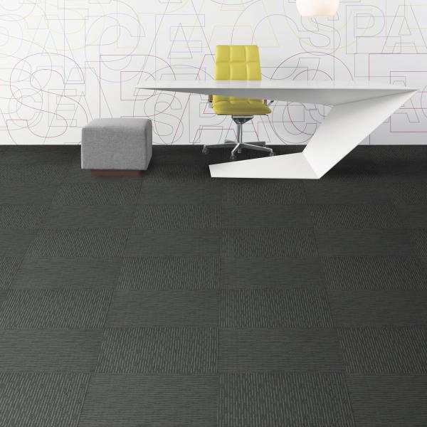 Anti Static Loop Carpet Tiles 50x50 Cm High Low Polypropylene Carpet Tile