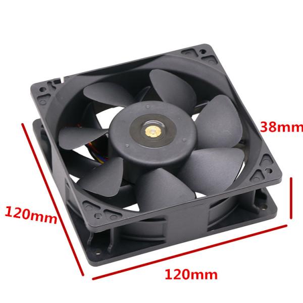 AXIAL Violence 12038 4pin Interface Mini CPU Laptop Cooling Fan Axial Fan Equipment for Computer