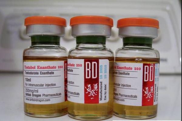 Testerone Enanthate 250MG Medicine Bottle Label And Boxes With Caps And Stoppers