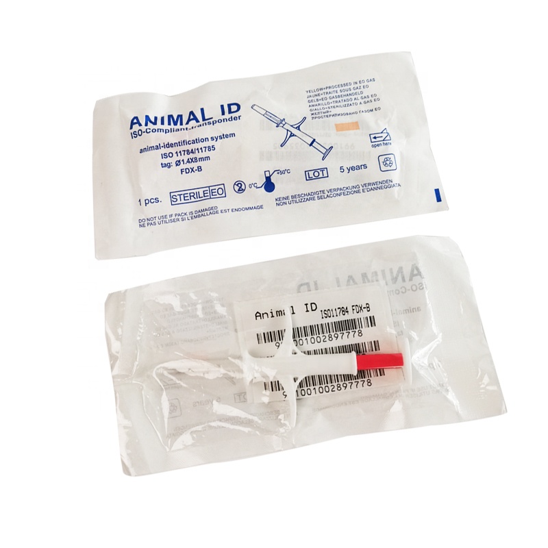 ICAR Certificated FOFIA RFID 134.2kHz Animal Microchip FDX/EM4305 Chip IP67 Waterproof for Pet Injection Plastic
