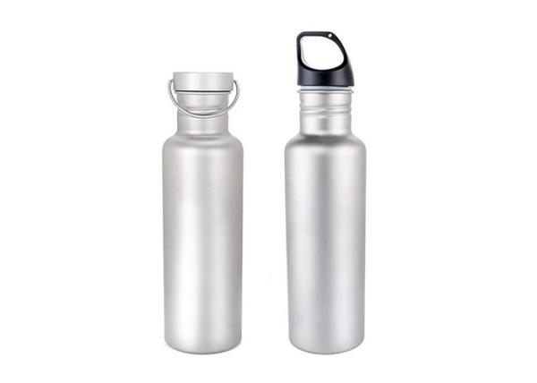Sports Pure Titanium Water Bottle Travel Mug for Camping Hiking Cycling Fitness