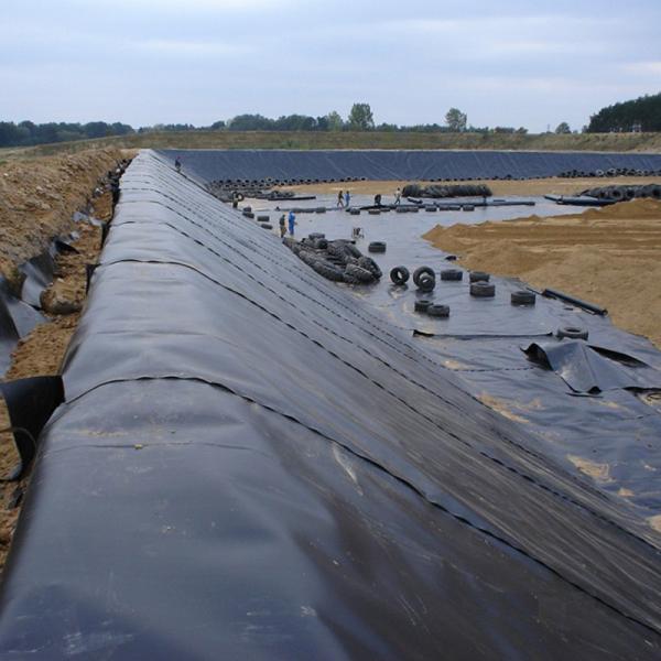 Liner de lago de geomembrana de HDPE à prova d'água para tanques de água