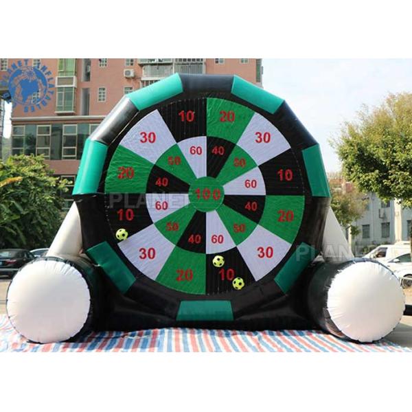 Large Jumbo Inflatable Velcro Soccer Dart Board Sports Game For Outdoor