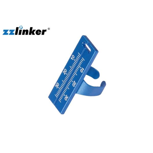 Портативный зубоврачебный цвет истирательного, зубоврачебного правителя пальца пяди Эндо голубой желтый опционный