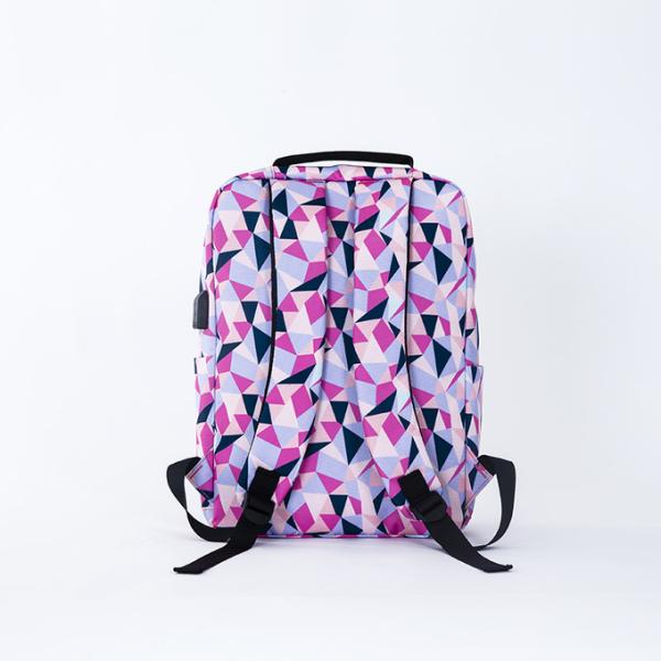 Nylon Ladies Laptop Backpack Set Waterproof 3 Piece School Bag