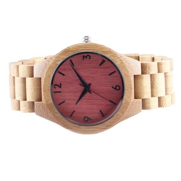 ODM Bamboo Wooden Watch Japan Miyota Quartz Mens Wooden Watch Waterproof