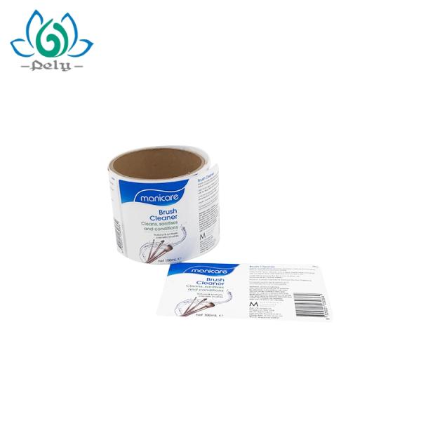 3x5cm Eau De Toilette Adhesive Vinyl Stickers , Perfume Bottle Stickers