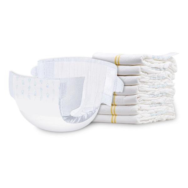 Anti Leak Cotton Adult Disposable Diapers With PE Film Backsheet