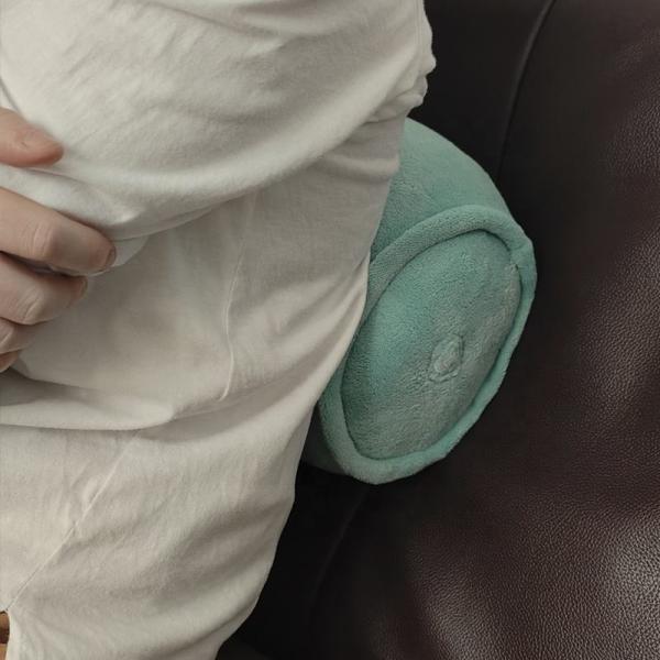 Vibrating Massage Roll Pillow for Therapy Massaging Neck Back Arms Legs Electric Relax Cushion