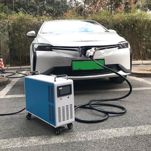 Материал ранга TPU предохранения от заряжателя IP43 DC быстрый быстрый 15KW 38A портативный EV