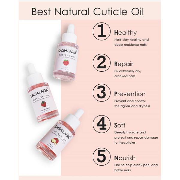 Aceite para cutículas certificado MSDS Tangerina Chicle Flores secas para envase Melocotón Piña Leche y miel Aroma a flor de azahar