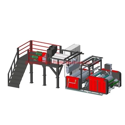 Машина штрангпресса фильма 5 слоев бросила быстрый ход 3 слоев для TPE CPE LDPE