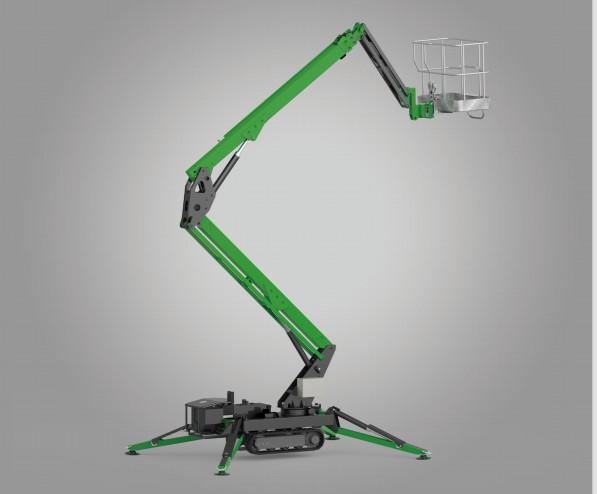 Construction Crawler Spider Vehicle Aerial Work Platform with 48V/35Ah Battery Power