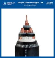 3x120mm2 MV Armored PVC Jacket Power Cables IEC 60502 Copper Conductor