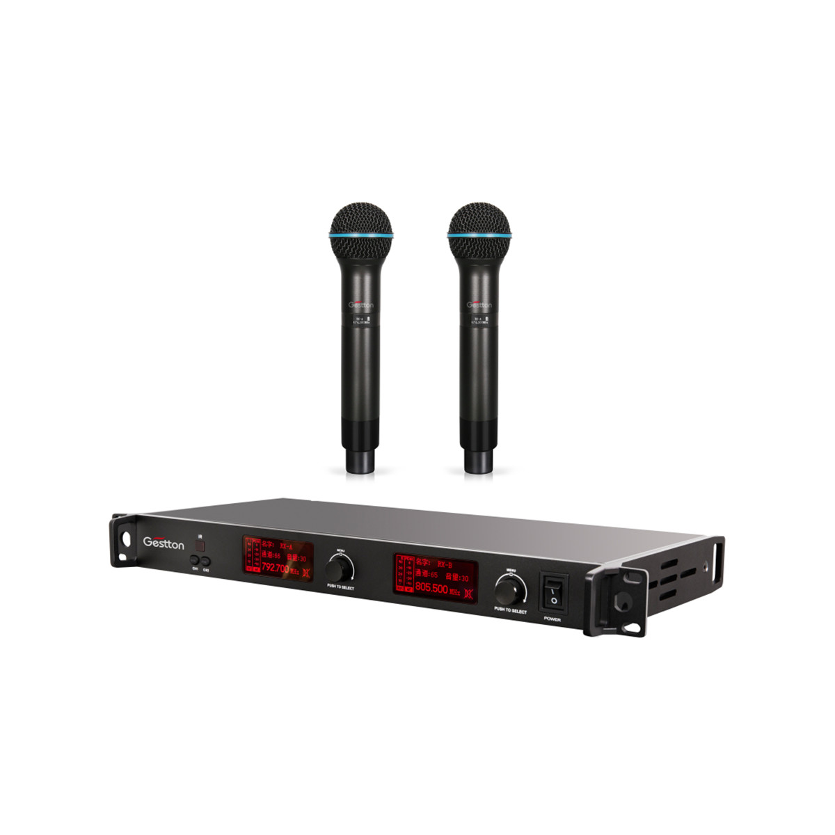 Караоке DJ микрофона UHF 32 заранее поставленное каналов беспроводное 4 батареи AA