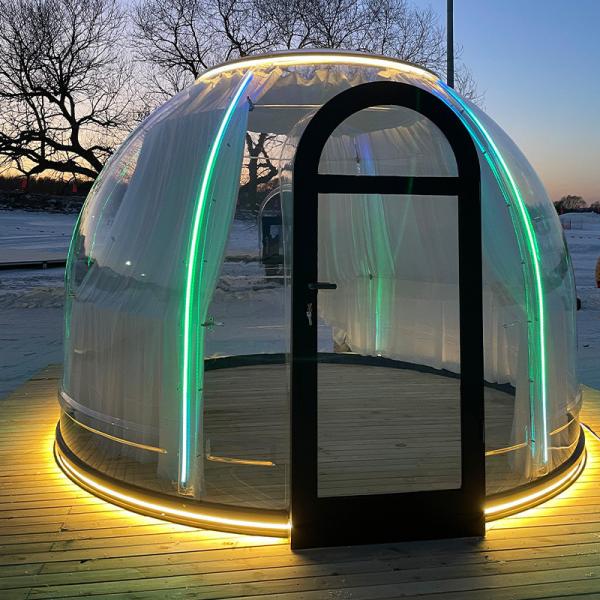 Outdoor sun room scenic  PC star room Outdoor camping tent transparent bubble room