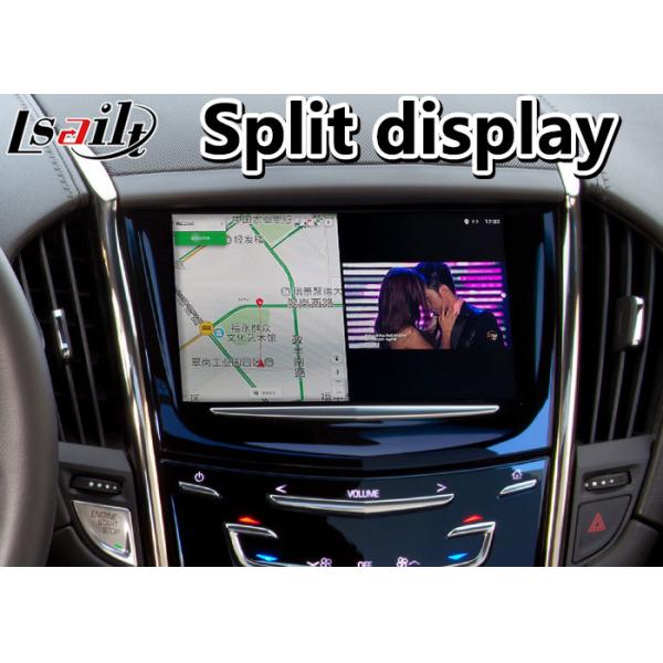 Lsailt Android 9.0 Navigation Video Interface for Cadillac ATS / XTS CUE System 2014-2020 Waze WIFI Google Play Store