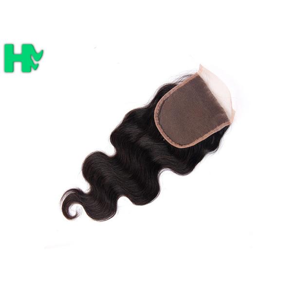 New Fashion 100% Human Hair Closure 4*4 Wefts Closure Extension Body Wave