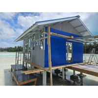 Constructions en acier maisons préfabriquées maisons modulaires avec porte et fenêtre en aluminium