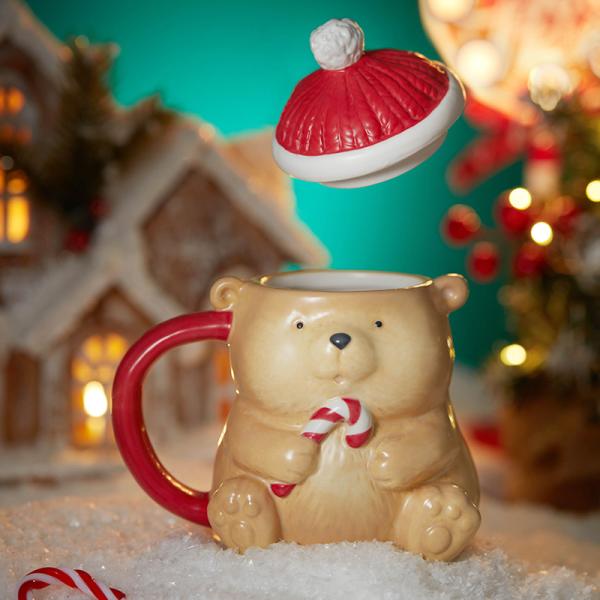 準備中 防水フェスティバル テーブル ディナーウェア 現代のデザイン 無駄な 楽しい クリスマス 3D カップ ギフト