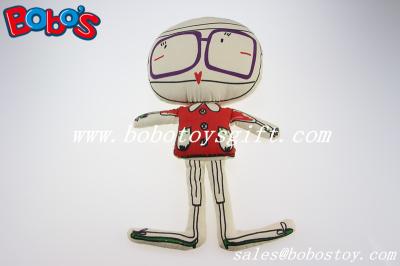 13.8Height Eco-Friendly Fabric Customized Made Stuffed Doll With Printing Outline