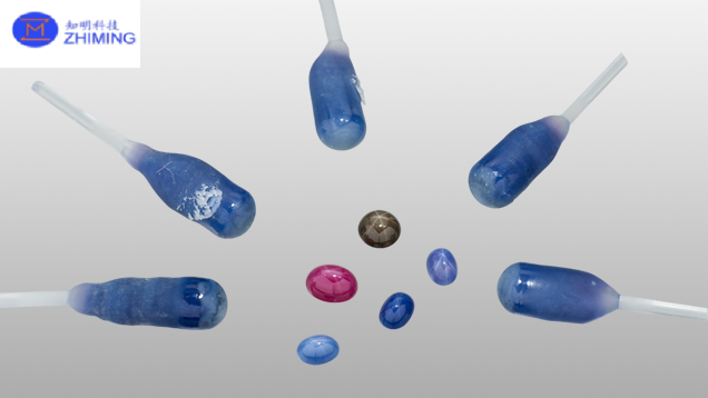 Colored Synthetic Gemstones Widely Used for Decorations and Optical