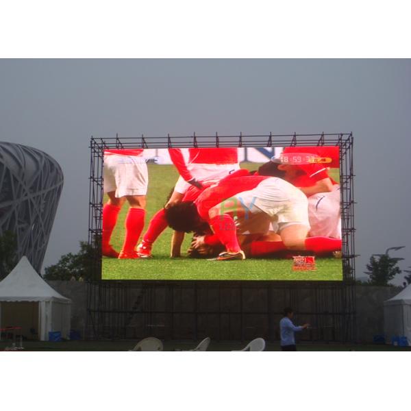 10mm RGB Outdoor LED Video Wall Advertising LED Display Waterproof 32 dots x 16 dots