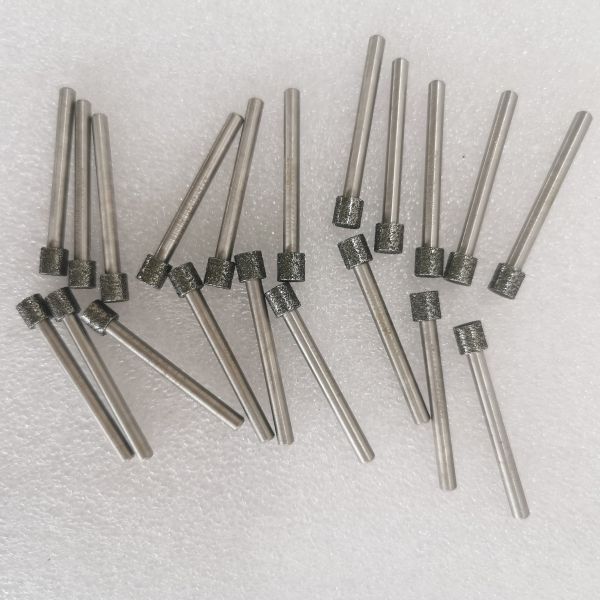 Designed And Customized Electroplated Diamond Grinding Pins In Various Sizes For Ceramic Workpiece