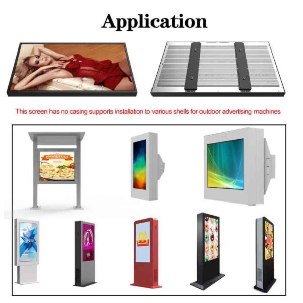 Outdoor Digital Signage Display Sunlight Readable 1000 2000 3000nits Advertising Players