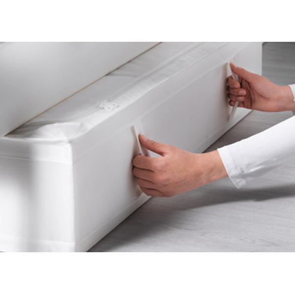 Puting Portable clothes storage bag customized sorting dust cover blanket Oxford Fabric White purple 93*55*19cm