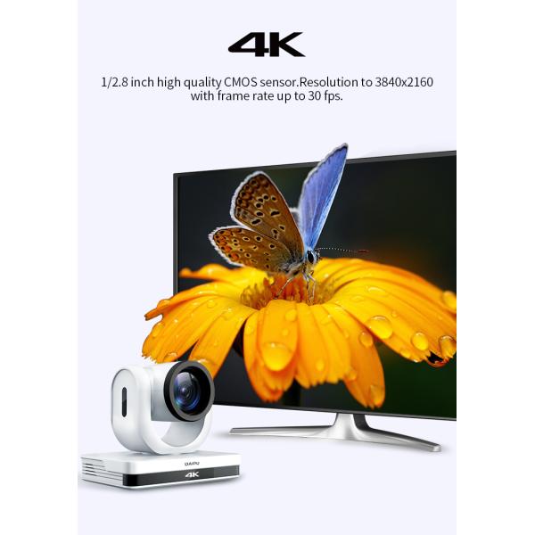 PTC-20NK NDI HX2 PoE HD-MI 3G-SDI 4K30 UHD IP Video Conference Live Streaming PTZ Camera