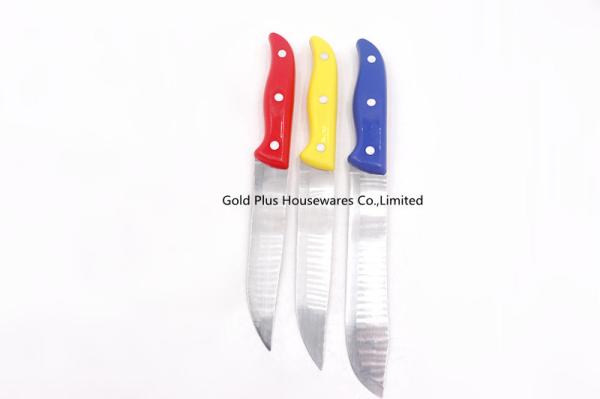 6 inches Cheap sharp cooking knife set kitchen carbon steel private label fruit knife with hard plastic handle