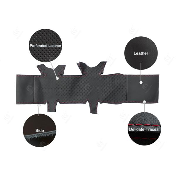 Wholesale Mewant Leather Car Steering Wheel Cover for Toyota Avensis 2003 2004 2005 2006 2007