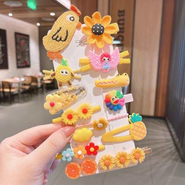 Diy Childrens Hair Accessories Fruit Shape Hair Grips Cartoon Baby For Girls Kids  19 Cm